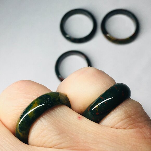 Solid Gemstone Rings - Picture 5 of 13